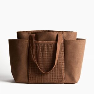 Large jute-blend shopper