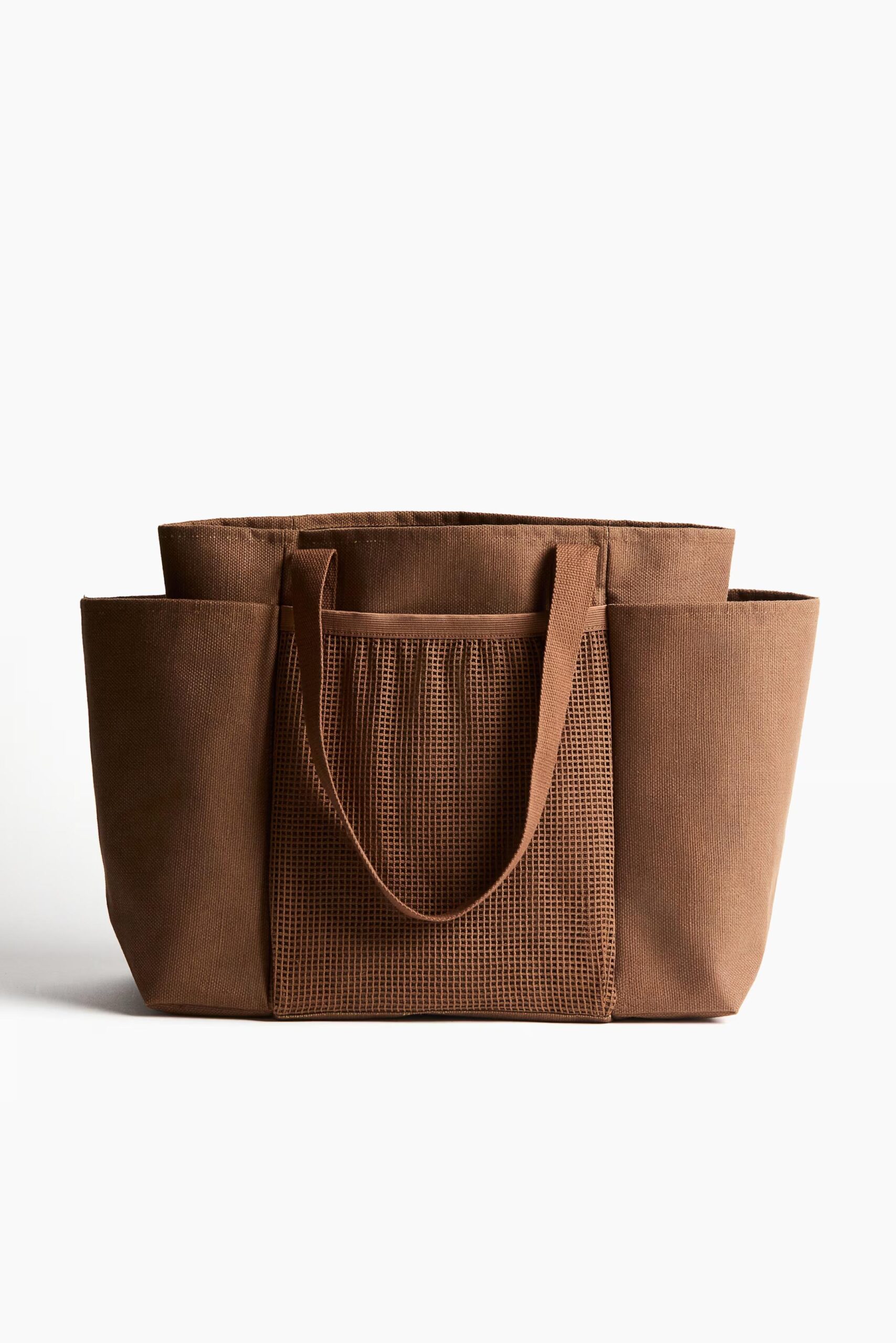Large jute-blend shopper